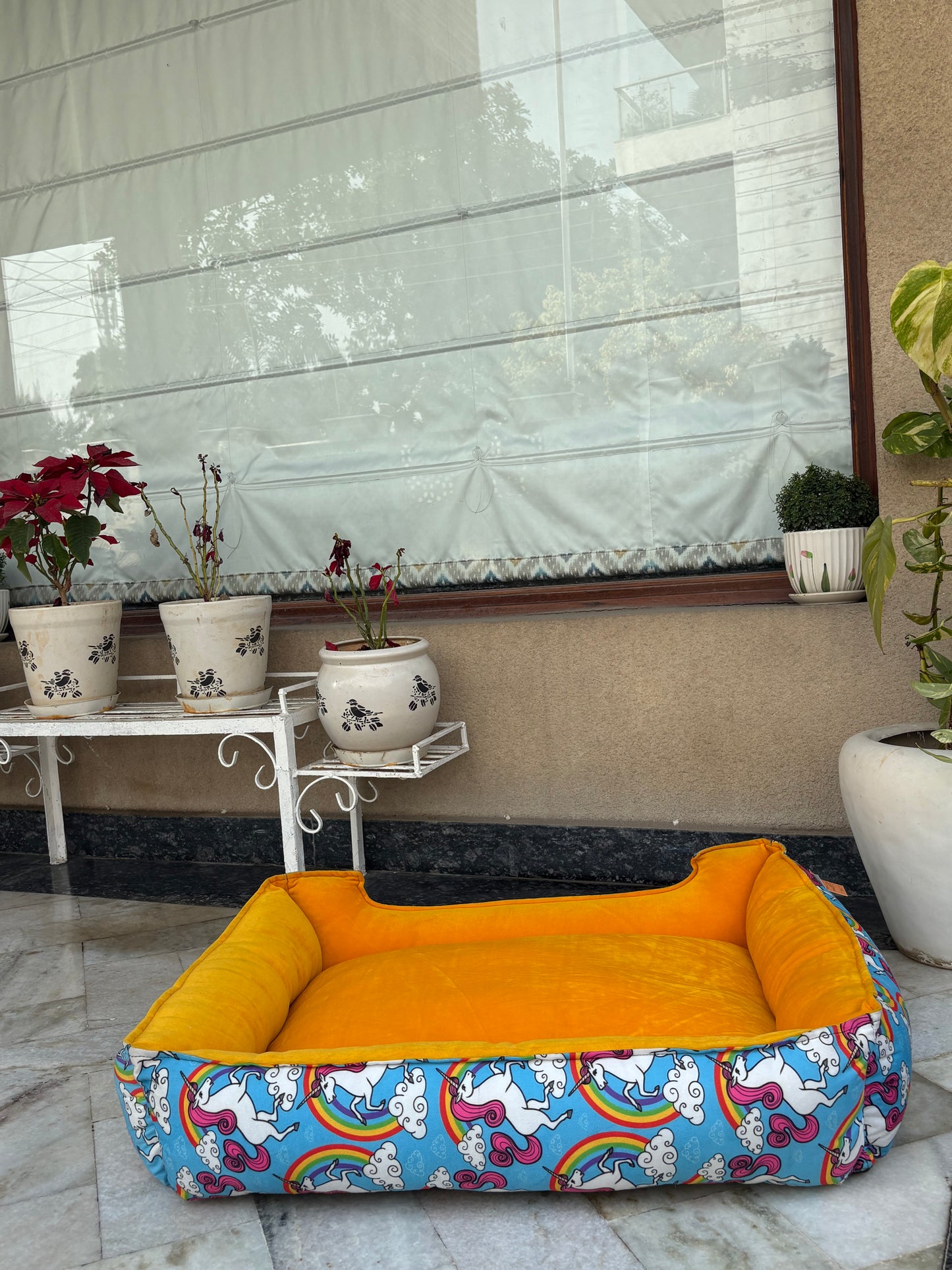 Premium Fully Washable Dog Bed for Medium & Large Dogs – Soft Cushioned & Stylish Comfort