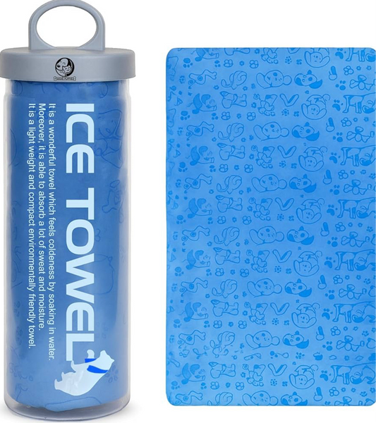 Quick-Dry Microfiber Pet Towel with Storage Case | Ultra Absorbent, Soft & Reusable for Dogs & Cats